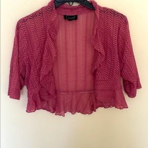 Flower print dress mid-length, jacket optional